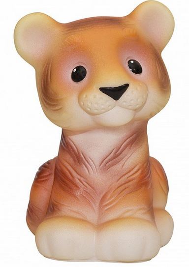  Игрушка резиновая Тигр С-1609 огонек