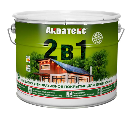  Защитно-декоративное покрытие Акватекс Рябина 10л арт.90206 Рогнеда
