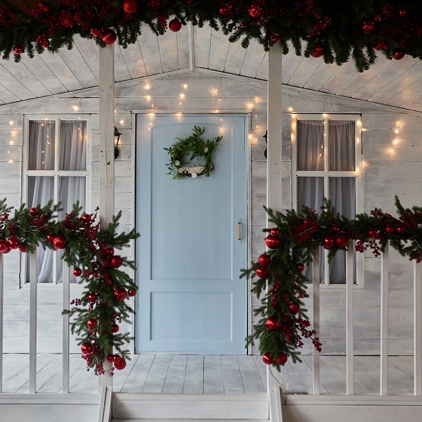  Гирлянда св/д бахрома 12м уличная 195LED IP44 бел свет/прозрачный провод ULD-B12006-195