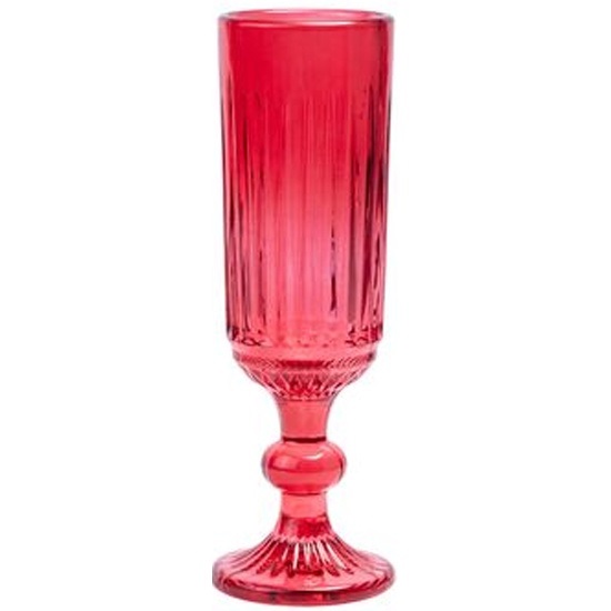  Бокал 160мл lines red для шампанского 781-344
