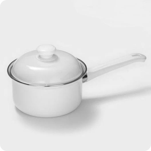  Кастрюля эмалир. 1л цил без рис С-1607АП 21787