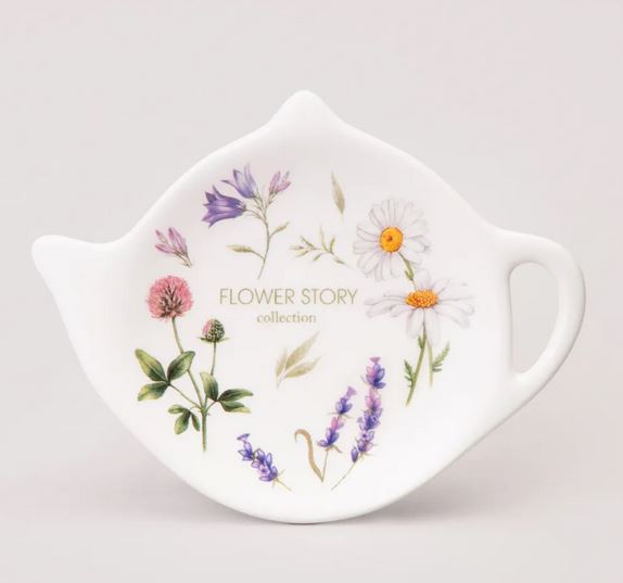  Подставка под чайный пакетик Flower Story 12*8,5*1,5см Agness