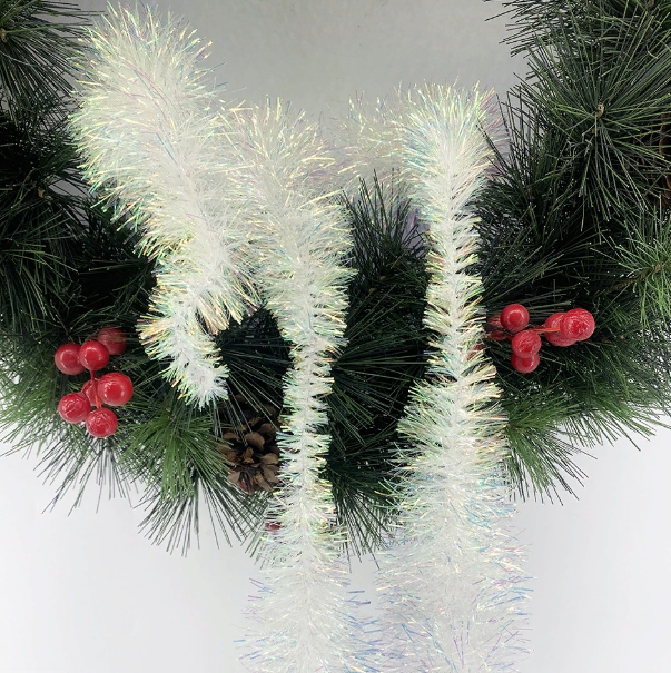  Мишура №32 Овал 2м радужн А-4095Д