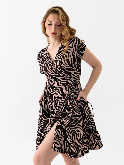  Халат жен. р.46 Энимал запашной бежевый 2238-К