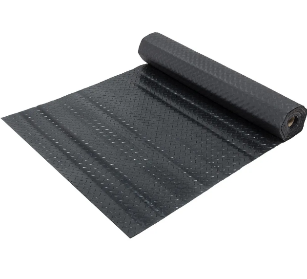  Коврик-дорожка 0,9*12м Рифленый черный Sunstep 39-613 