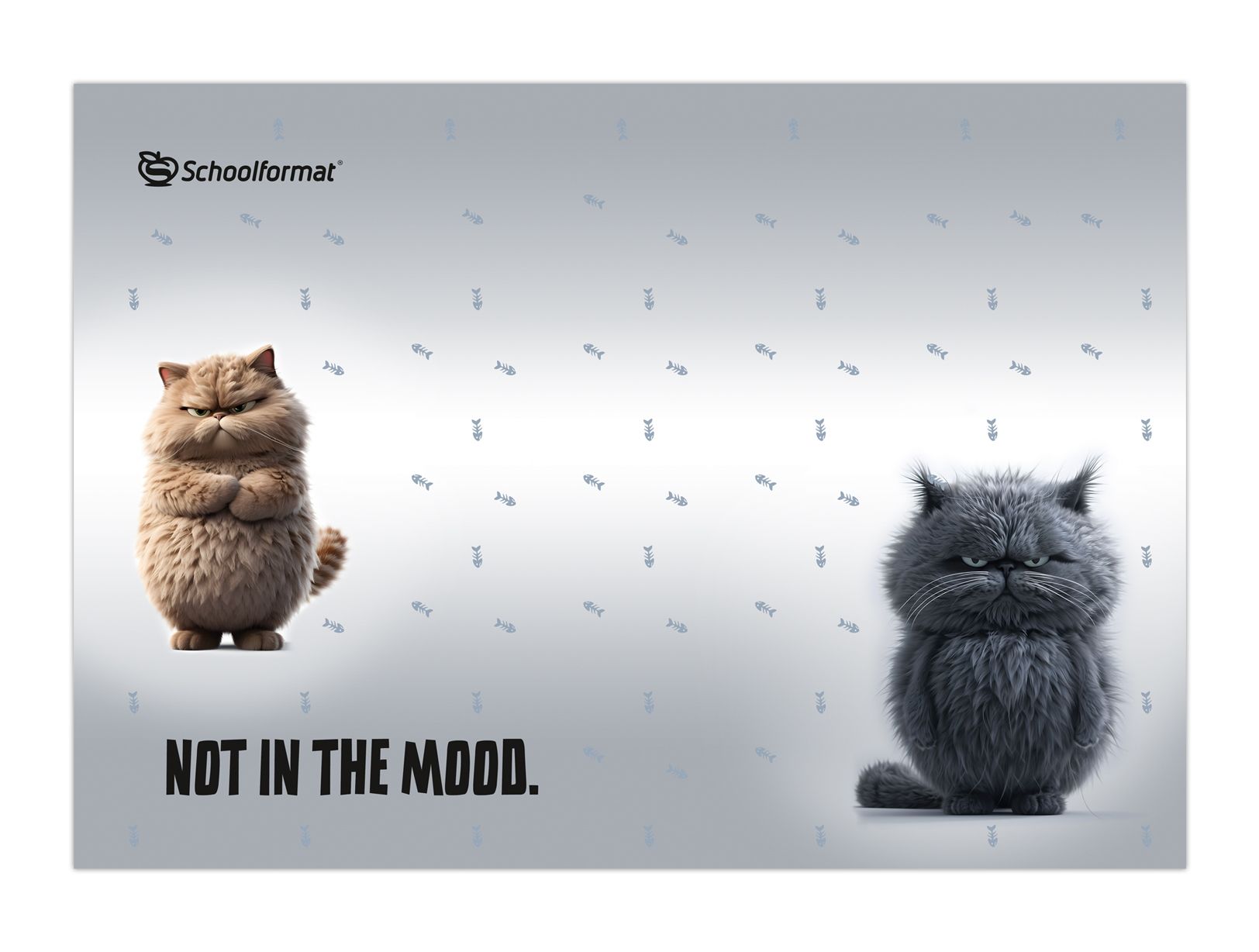  Клеенка для труда Schoolformat 50*35см Не в духе ПВХ 259609