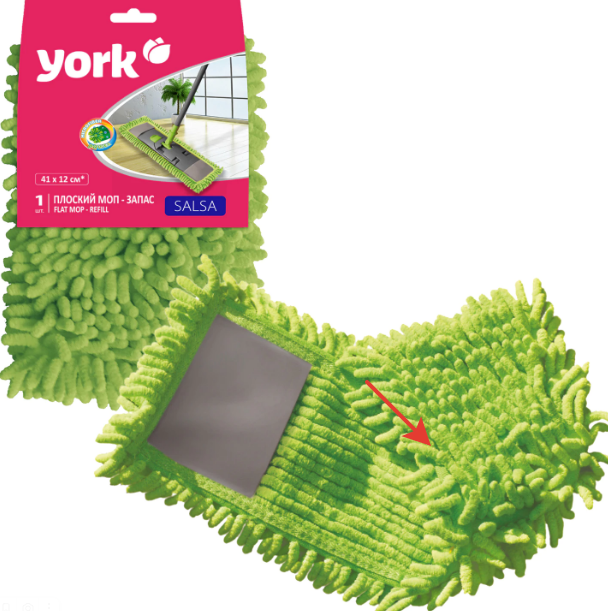  Насадка на швабру микрофиб 410*120мм Сальса 081310 Йорк