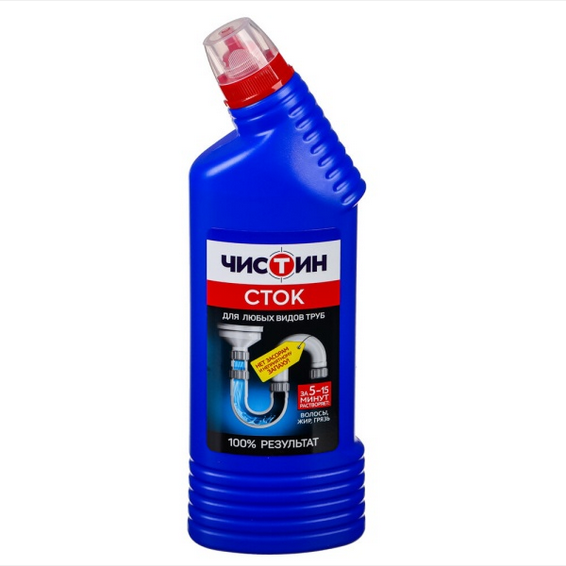  Средство для прочистки труб 750мл Чистин Сток 24442