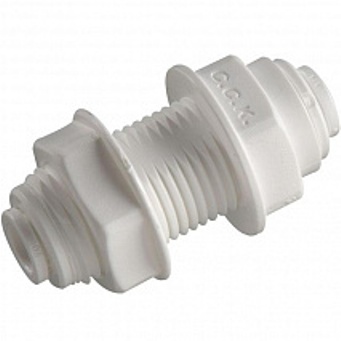  Переходник 1/4"-1/4" пластик с перемычкой MIC-014 31308