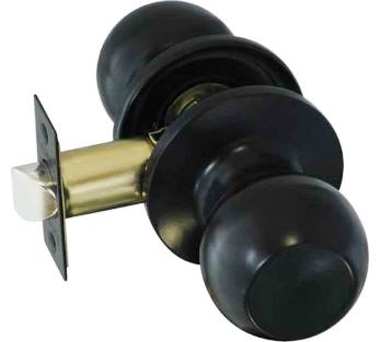  Ручка-защелка ЗШ-05 черный без запирания 18822 Нора-М