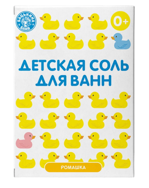  Соль для ванн 450г детская Банные уточки ромашка 23030 ББ