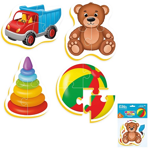  Пазл мягкий Игрушки ЕТ02-006 834-284