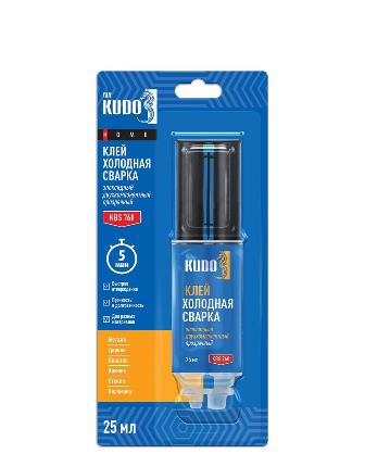  Клей Эпоксидный двухкомп прозр 25мл "холодная сварка" KBS-760 KUDO HOME