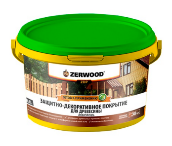  Защитно-декоративное покрытие Zerwood ZDP белый 2,5кг Ижсинтез