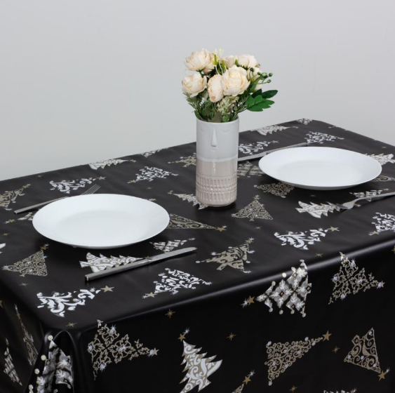  Клеенка Camelia 140см Новогодняя ночь 345/8 11318