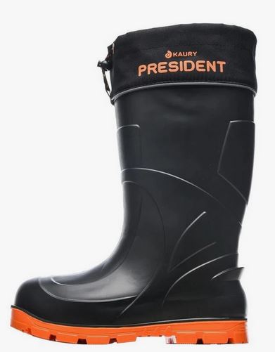  Сапоги муж. р.43-44 утепл с манж арт.950-65PW Kaury President черно-оранж ЭВА