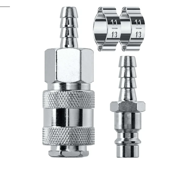  Переходник для пневмоинструмента 8мм штуцер-штуцер 06599-08-H Kraftool Expert Qualitat