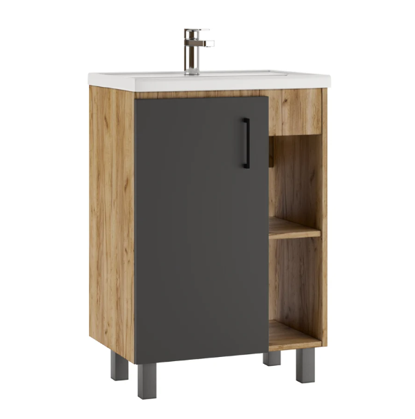  Тумба 600мм Фостер 60 Craft DCr2201T б/ящика Домино