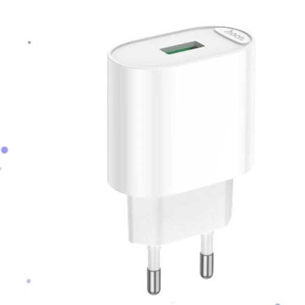  Кабель для зарядки hoco С109А USA-A 20вт белый 916-280