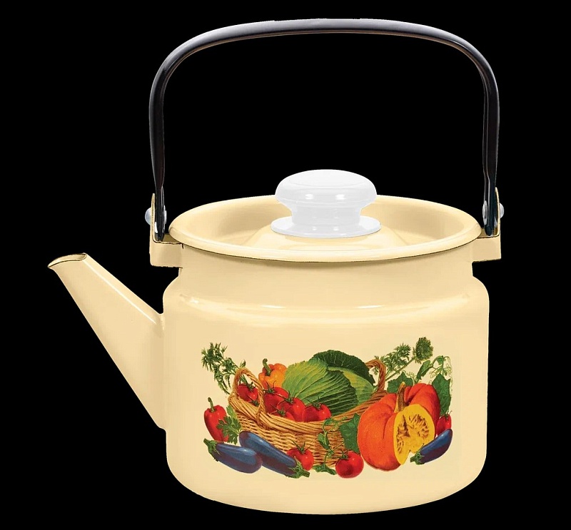  Чайник эмалированный 2л С-2710П2/4Км Дары осени 102945