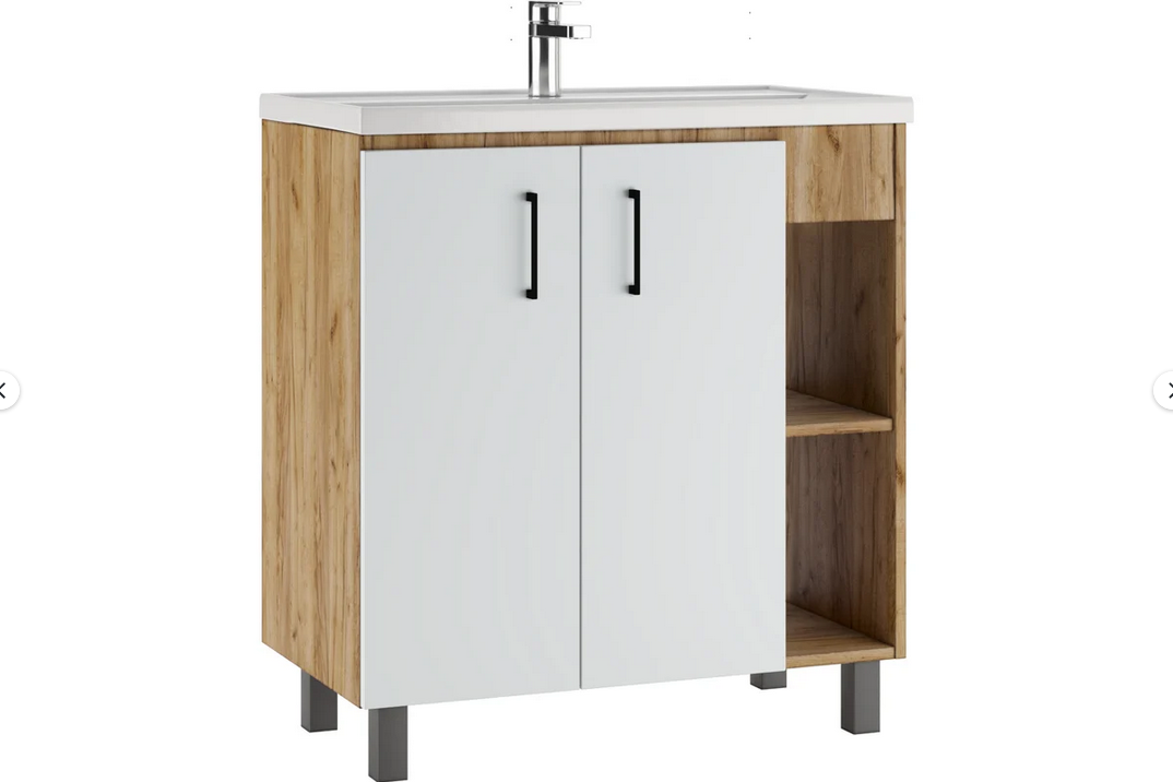  Тумба 800мм Фостер80 Craft белый б/ящика DCr2216T Айсберг