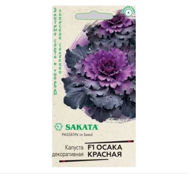  Капуста декорат Осака красная F1 6шт Саката эксклюзив цв Гавриш