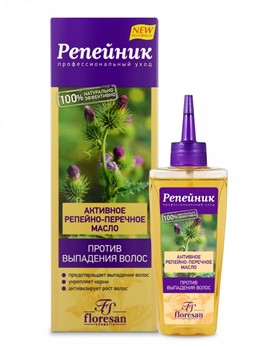  Масло для волос 100мл Репейно-перечное от выпадения волос Ф-82 2715