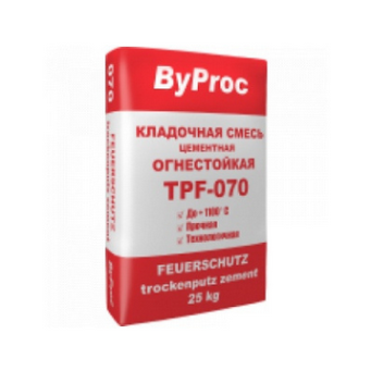  Кладочная смесь Огнестойкая 25кг TPF-070 ByProc