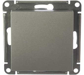  Выключатель проходной 1СП алюмин AtlasDesign ATN000361 Schneider 1240249