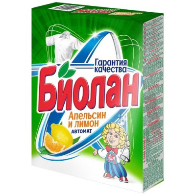  Стиральный порошок Биолан автомат 350г яАпельсин и лимон