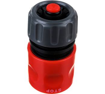  Соединитель для шланга 1/2" автостоп пластм 8-426329 GRINDA  