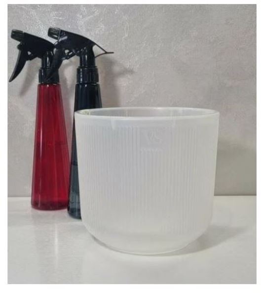  Горшок для цветов 3,1л VipSet с дренаж сист Росси прозрачный 