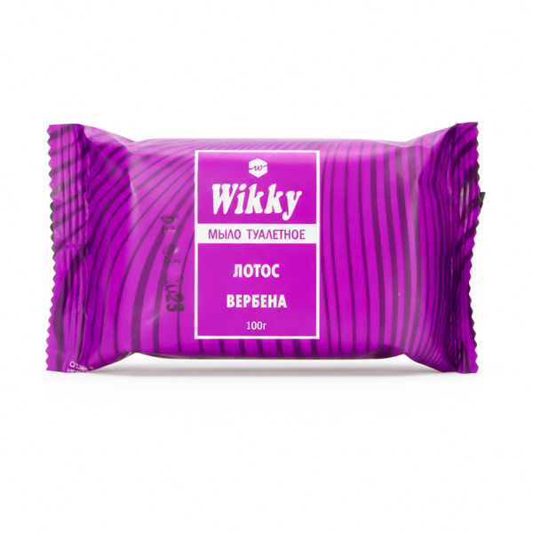  Мыло 100г Лотос и вербена Wikky
