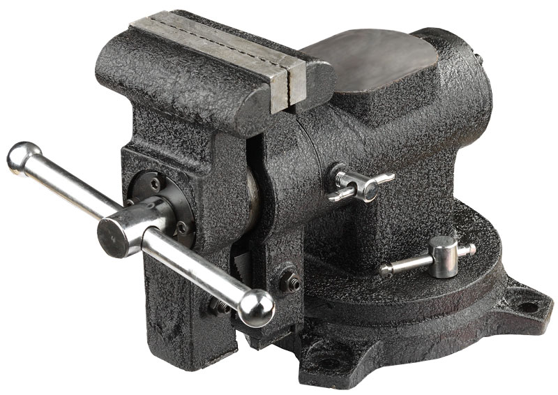  Тиски 125мм 7кг с поворотным механ 44-4-212 Hobbi