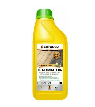  Отбеливатель древесины 1л конц. 1:1 Zerwood ОТ-1 Ижсинтез