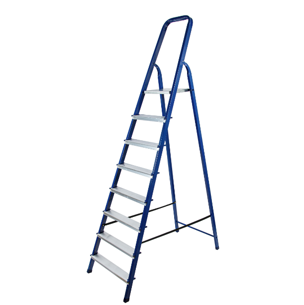 Лестница-стремянка 8 ступеней сталь 1,73м 63-0-108