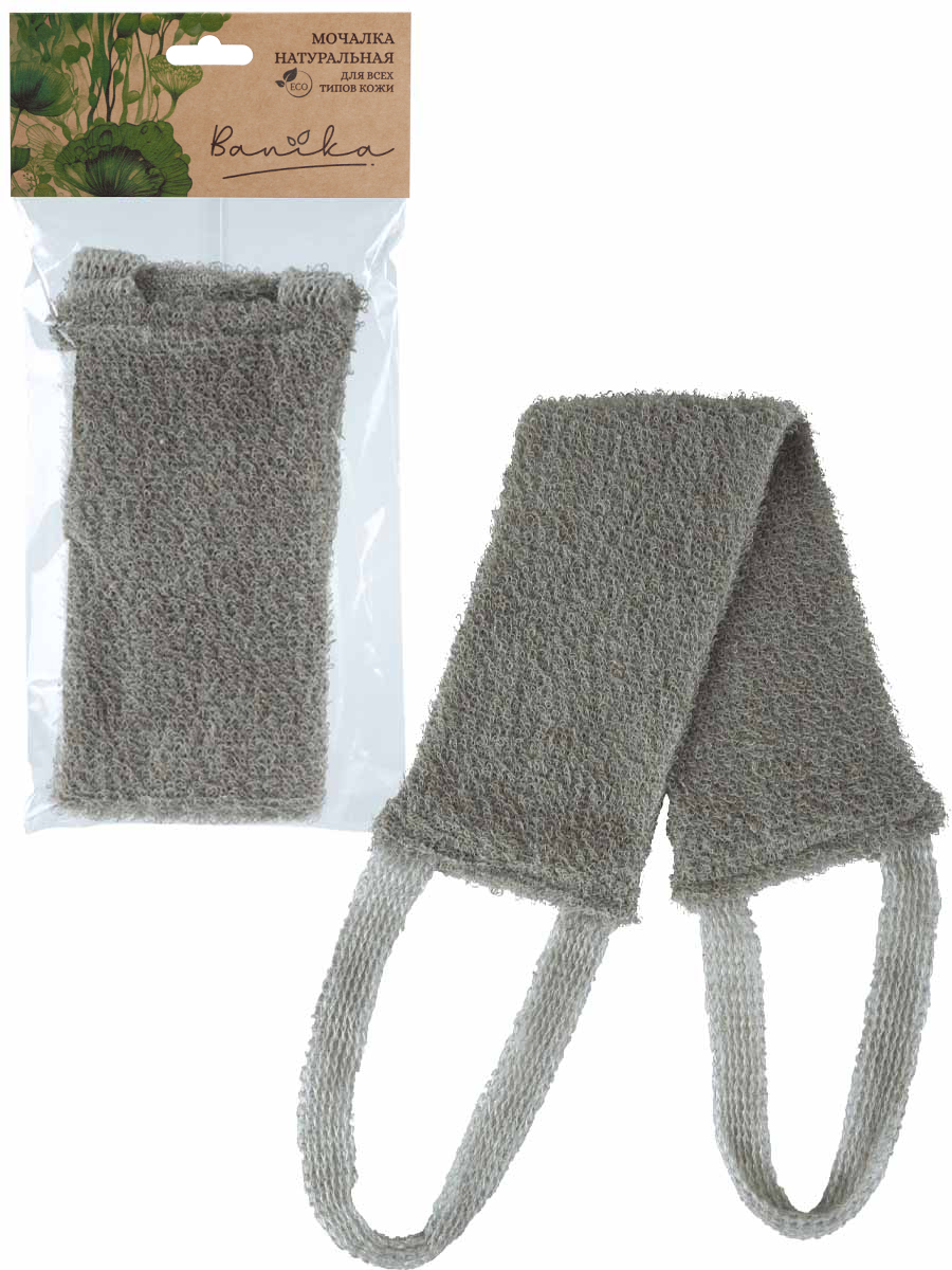  Мочалка длинная 45х9см М4002