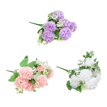  Цветок иск. Гортензия 30см 535-211
