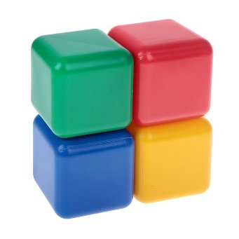  Набор кубиков 4шт 12см 1930537 425-480