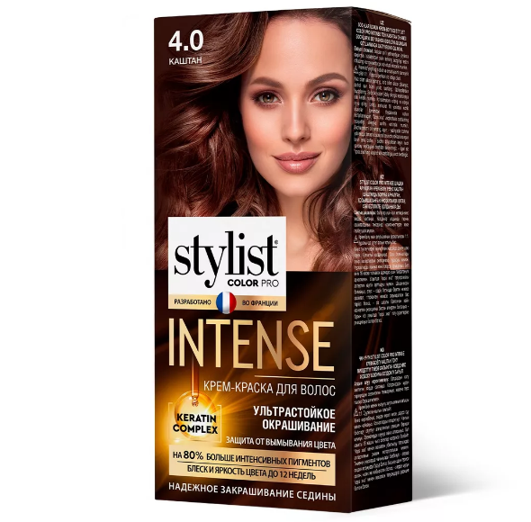  Краска для волос Stylist Colorr Intense 4.0 Каштан 8403