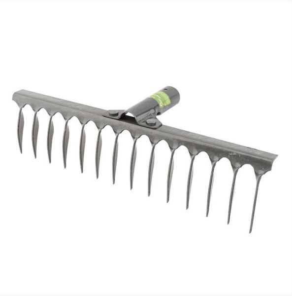  Грабли витые 14 зуб. витые рельс сталь Урожайная сотка б/ч R106-14t