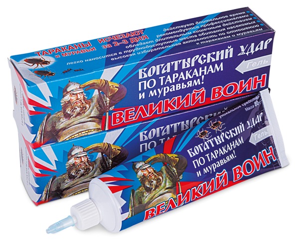  Великий Воин Гель-туба 80г тараканов ВХ (45) 