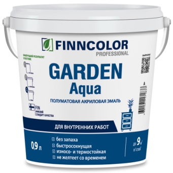  Эмаль акрил 0,9л глянц Garden Aqua Radiator A Finncolor