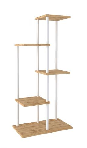  Подставка для цветов Шафран 15Л белый ПДЦШ15Л Б ЗМИ