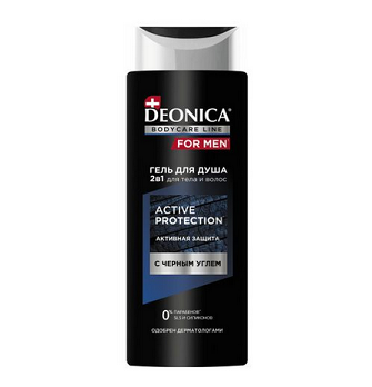  Гель д/душа 250мл Deonica for Men Active Protection 