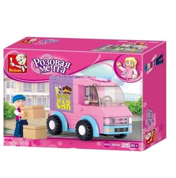  Конструктор 38-0520 Розовая мечта Доставка еды 102 дет 423-467