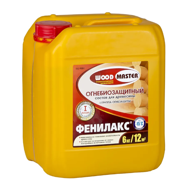  Огнебиозащита для древесины (1г) Фенилакс 6кг арт.27001 Рогнеда