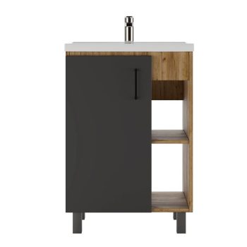 Тумба 600мм Фостер 60 Craft DCr2201T б/ящика Домино - фото