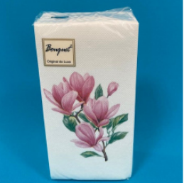  Салфетки бумажн. Bouquet Original de Luxe 2-х сл 20шт Магнолия 33х33см 25191