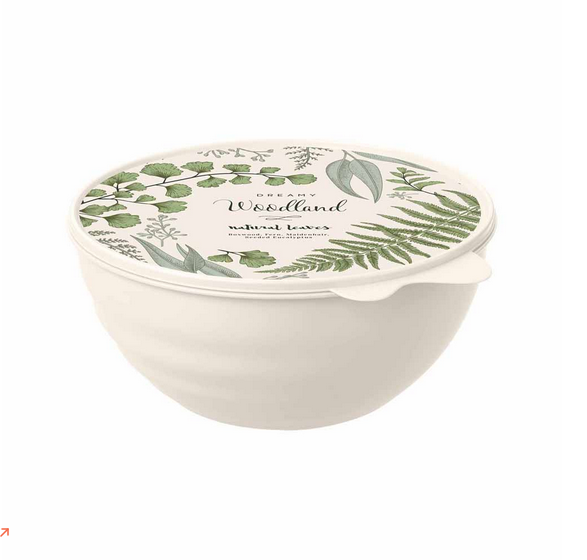  Миска 3,7л с крыш Wave с декор беж 43321780752